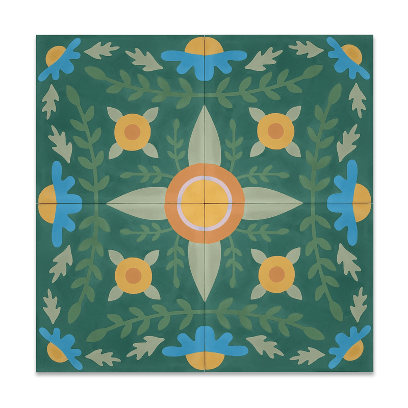 Garden Cement Tile x Mary Engelbreit - LiLi Tile