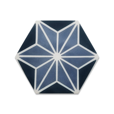 Jolie Mini Hexagon Cement Tile - LiLi Tile