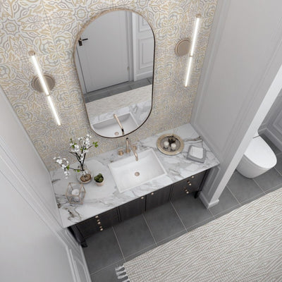 Marina Cement Tile - LiLi Tile bathroom