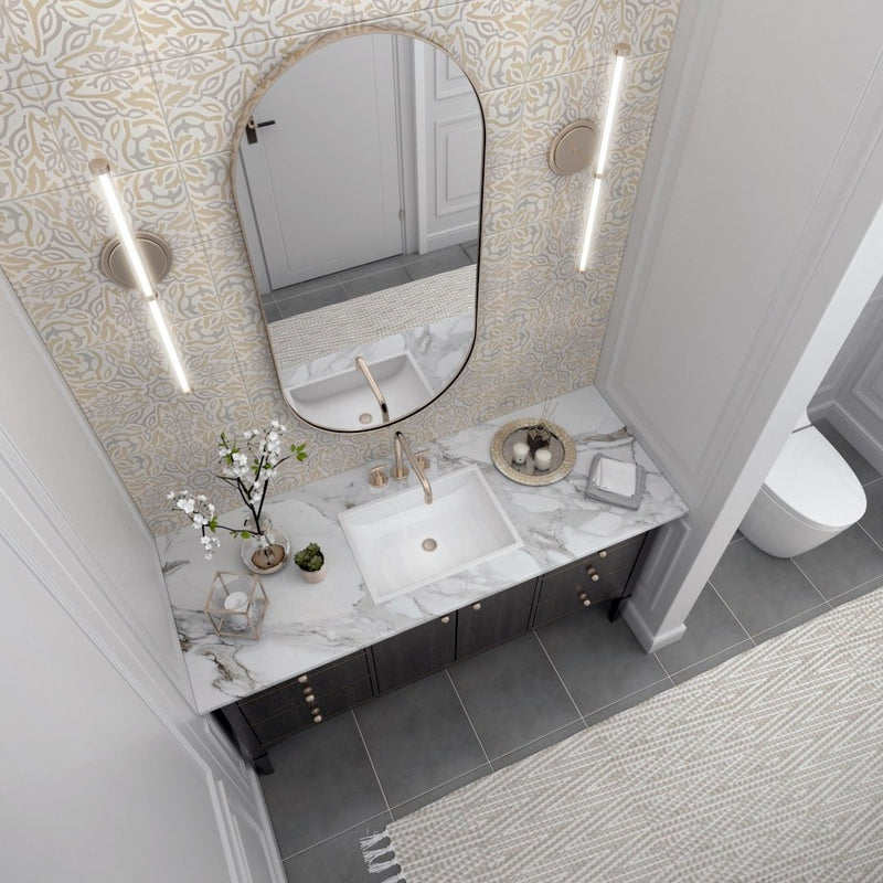 Marina Cement Tile - LiLi Tile bathroom