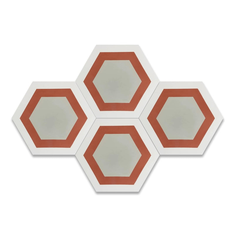 Miel Series Hexagon Tile: 6” x 7” - LiLi Tile