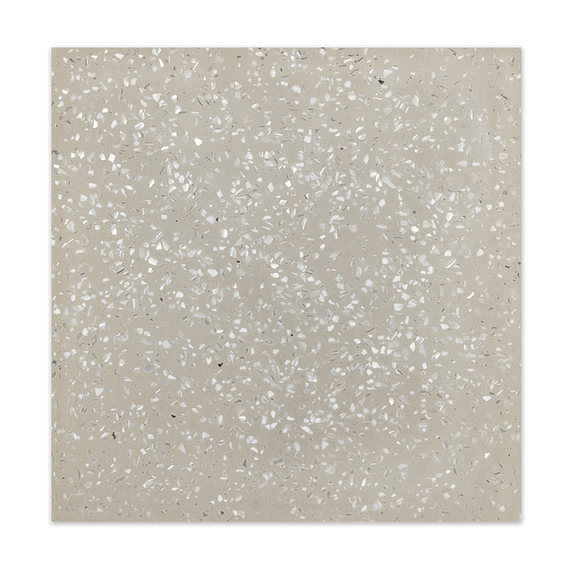 Ocean Wave/Sand Mother of Pearl Terrazzo Cement Tile - LiLi Tile