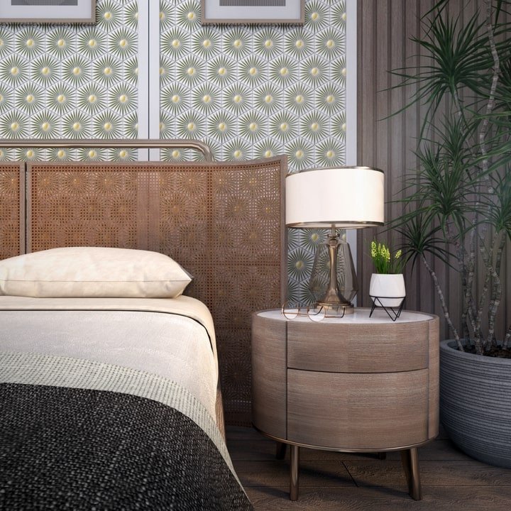 Rise Hexagon Tile: 6” x 7” - LiLi Tile bedroom