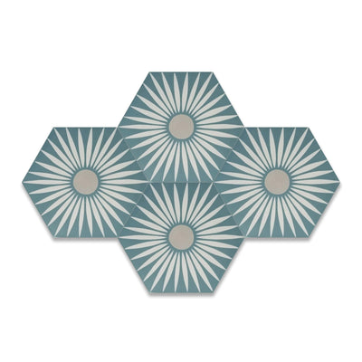 Rise Hexagon Tile: 6” x 7” - LiLi Tile