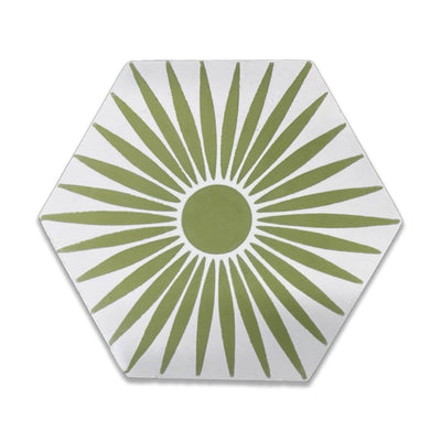 Rise Hexagon Tile: 6” x 7” - LiLi Tile