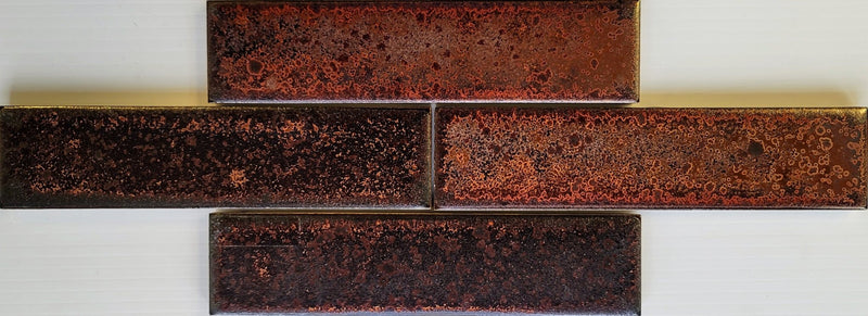 Rusty Red | 2” x 8" Glaze Tile - LiLi Tile