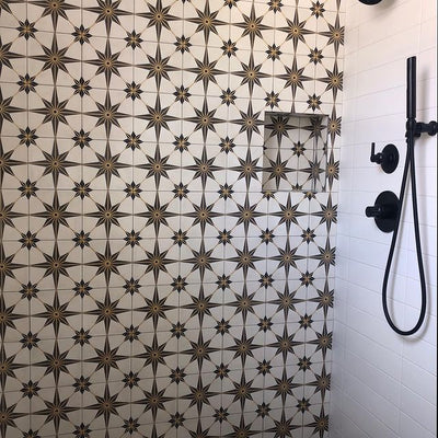 Sky Series: 8” x 8” - LiLi Tile shower