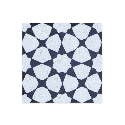 Spark 50 Mother of Pearl Terrazzo Tile: 6” x 6” - LiLi Tile