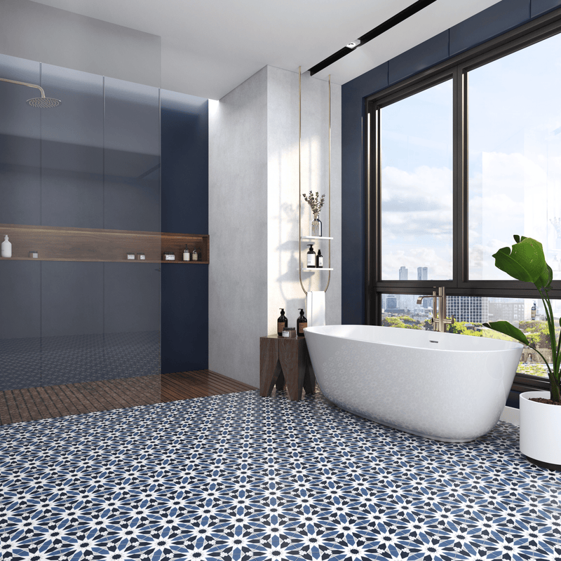 Sunny Hex Cement Tile - LiLi Tile