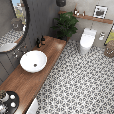 Sunny Hex Cement Tile - LiLi Tile