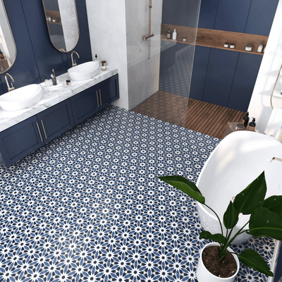 Sunny Hex Cement Tile - LiLi Tile