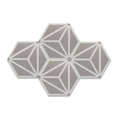 Triad Hexagon Tile: 8” x 9” - LiLi Tile